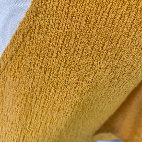 Free People Beach Carefree Crop Top Tee Women’s Size Small Knit Boxy Orange - Picture 3 of 11